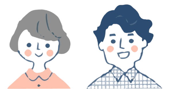 共に笑えるサービス イラスト
